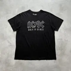 AC/DC BACK IN BLACK バンドT L ブラック ロックT