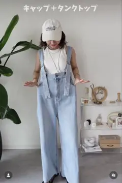 人気完売　GRL デニム　サロペットのサムネイル
