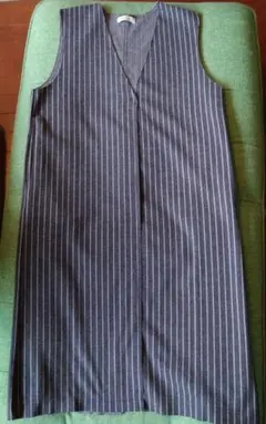 【しまむら】ストライプ✥ジャンパースカート【Lサイズ】