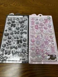 ボンボンドロップシール　ブラックボンボン　ガーリーボンボン