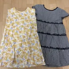半袖ワンピース2点セット　140