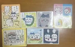 ちいかわ、ハチワレ、うさぎ、古本屋、あの子　丸美屋、シールコレクション3
