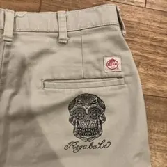 REDKAP ショートパンツ スカルプリント　ベージュのサムネイル