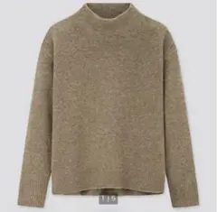 【新品】スフレヤーンハイネックセーター(長袖)