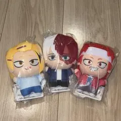 轟焦凍 切島鋭児郎 上鳴電気 ちびぐるみ 僕のヒーローアカデミア ぬいぐるみ