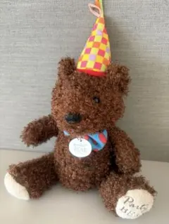 ポケットベア　くまのぬいぐるみ　チョコレート　茶色　パーティベアー