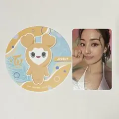 TWICE ジヒョ WithYOU-th トレカ GiGO ジブリー コースター