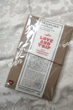 トラベラーズノート レギュラーサイズ LOVE AND TRIP レッド 赤