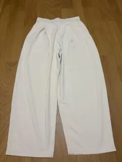 COMPTOIR DES COTONNIERS ホワイトワイドパンツ