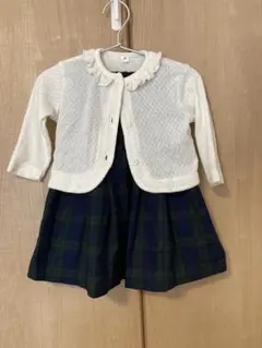 ベビー　ワンピース　カーディガン　入園式　七五三