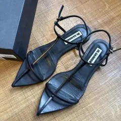【最安値】JILSANDER ポインテッド　フラットサンダル　37のサムネイル