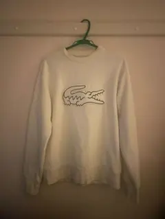 LACOSTE アイボリー クルーネックセーター FR 3 - メルカリ