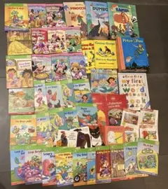 ディズニー】リトルガーデンブック＆ドローイングブック ☆英語 絵本