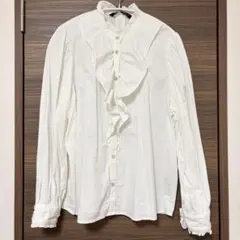 ZARA フリル付きブラウス Mサイズ