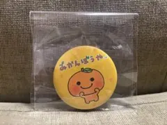 ◯サンエックス　みかんぼうや　レザー風　缶バッジ◯平成レトロのサムネイル