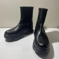 LOWRYS FARM ローリーズファーム ストレッチ ショートブーツ 厚底 M