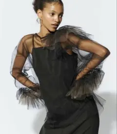 andresd blooming tulle dress