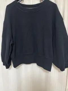 lululemon クロップド スウェット ブラック サイズ6のサムネイル