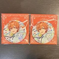 はぴこれ プロセカ 彰人 箔押し缶バッジ F