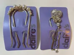 【Claire's】ヘアアクセ２個セット