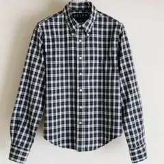 ラルフローレン シャツ チェック柄 シャツ カジュアルシャツ モノトーン シャツ