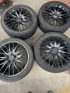 ハーマンUNIQU FORGED 10J22インチ新品ホイールレプリカ中古タイヤ