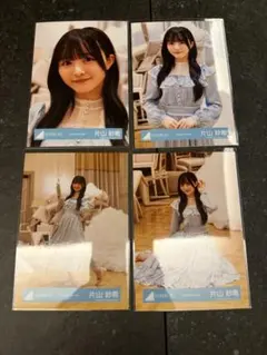 [匿名配送]日向坂46 生写真　片山紗希　空飛ぶ車MV衣装　青色　コンプ