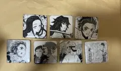 鬼滅の刃　ダイニング　スクエア缶バッジ　竈門炭治郎　禰豆子　冨岡義勇　錆兎