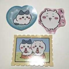 ちいかわ　ダイカットステッカー５　3枚セット　ハチワレ　ステッカー