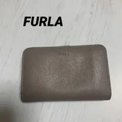 FURLA 二つ折り財布 グレー