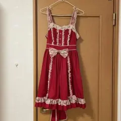 ロリータ ワンピース BODYLINE 風フリル付き Y2K フェアリーグランジ