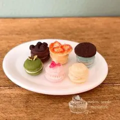 トゥンカロン6個セット ミニチュアスイーツ