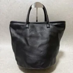 美品】PAPILLONNER SEAU バケツトートレザーバッグ 黒 - メルカリ