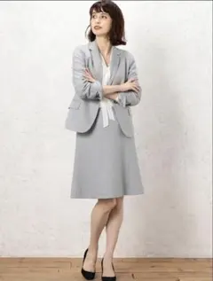 美品 グリーンレーベル スーツ ジャケット スカート Lサイズ