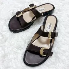 【完売品】定価6.４万ネブローニ ツーストラップフラットサンダル 37.5 美品のサムネイル