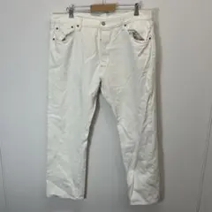 Levi’s 501 ホワイトデニム W40 ストレート ビッグサイズ アメカジ