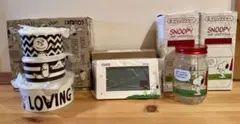 スヌーピー　お皿　ドリンクジャー　置き時計　まとめ売り