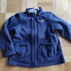 女の子 130 Mezzo Piano 3Way ネイビー フリースジャケット