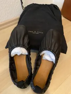 rag & bone ELLY ブラック フラットシューズ 39