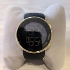 【希少.ジャンク品】GUCCI デジタル腕時計　アイグッチ　114.1 Gucci Men's YA114103 I-Gucci Digital Black Rubber Watch - Bezali