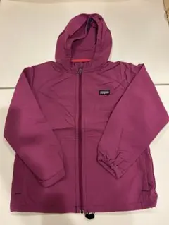 used美品　パタゴニア キッズS（8）ナイロンジャケット　パープル