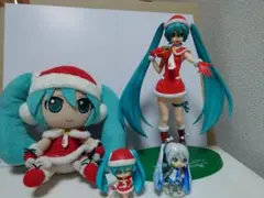 初音ミク サンタ 雪ミク ぬいぐるみ フィギュア 4点セット
