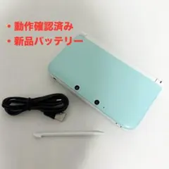 【動作確認⭕️】ニンテンドー 3DS LL ミントホワイト すぐ遊べるセット