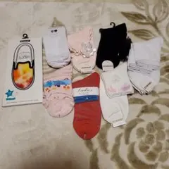 値下げ　新品未使用　レディースソックス9足セット