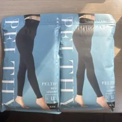 BELMISE◼︎骨盤エイジングケア★美脚着圧レギンス LL ブラック