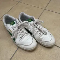 PUMA ホワイト グリーン スニーカー