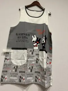 感謝セール新品moominリサガスパール仲良くエプロン 保育士MーL