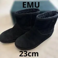 EMU ムートンブーツ ブラック 23cm