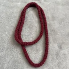 ヤクウールネックレス　ショーケイshokay チベット　毛100%　ナチュラル