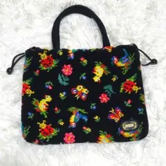 フェイラー ハイジ 手付き巾着 ブラック